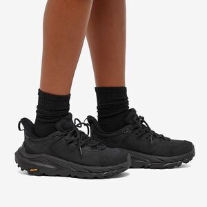 Hoka One One Kaha 2 Low GTX Black Hiking Shoes New 1123190-BBLC